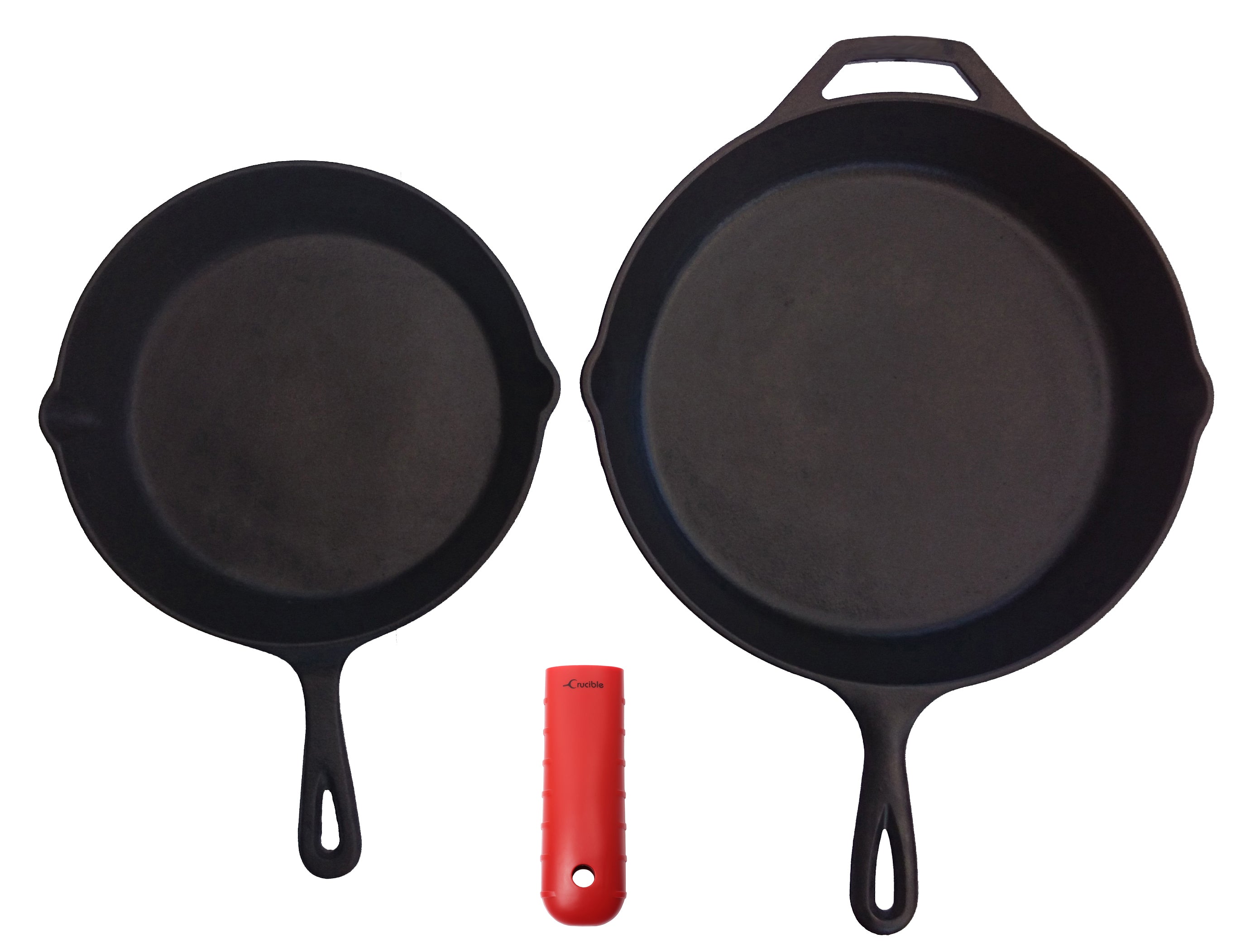 Silicone Potholder (Extra Thick Red) for Cast Iron Skillets and more