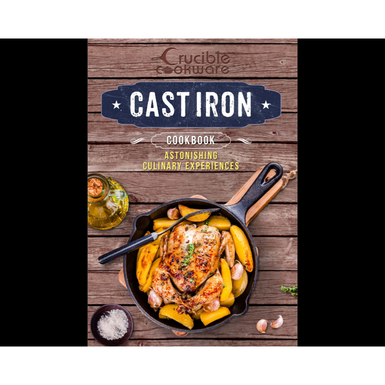 Cast Iron Skillet Set 12-Inch (30,5 cm) & 10.25-Inch (26 cm), Including Large & Assist Potholders