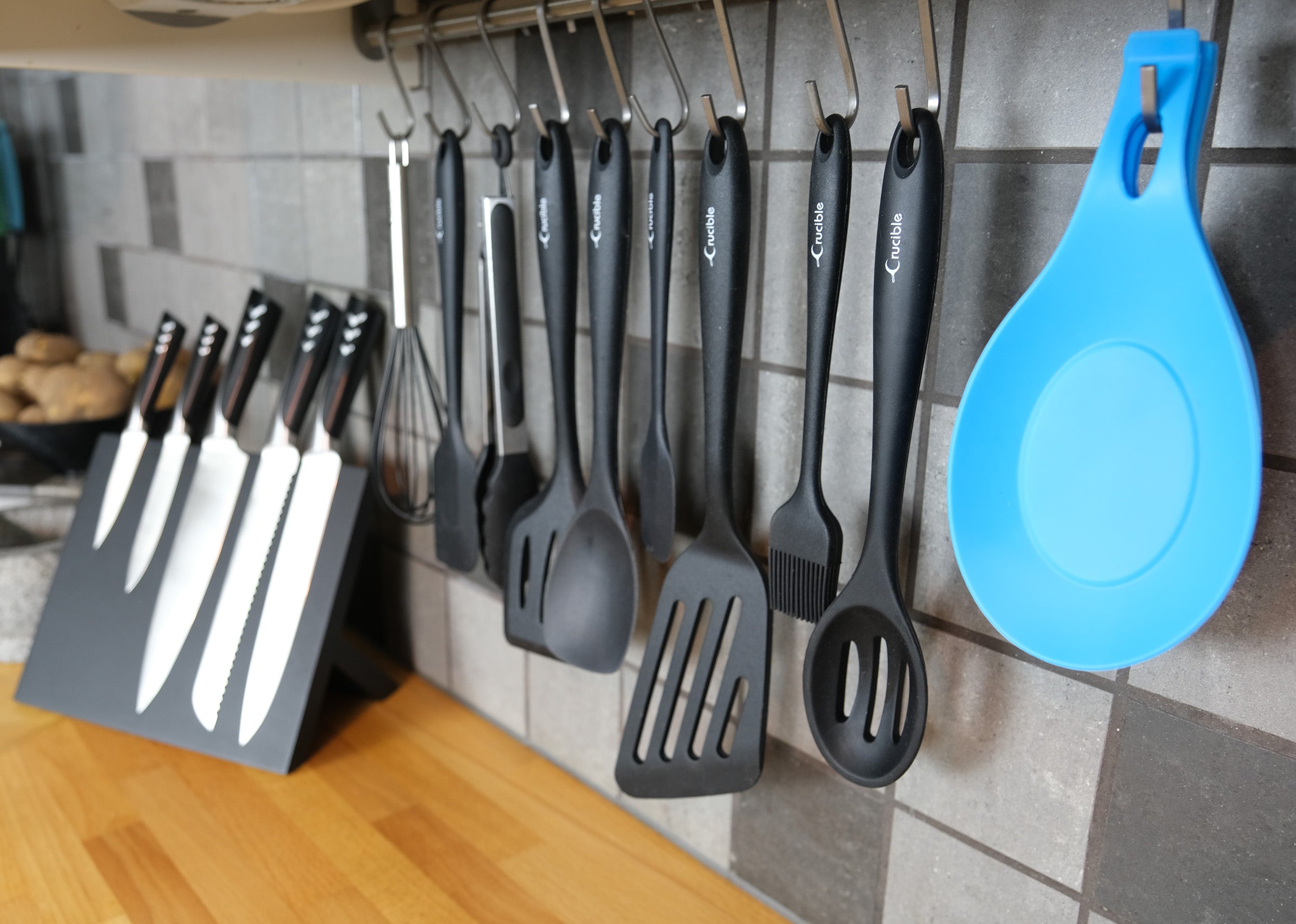 Silicone Spoon Rests (Set of 4) - Turquoise