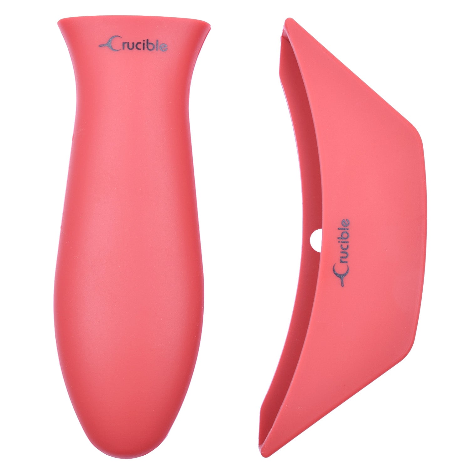 Silicone Potholders (2-Pack Combo Red) for Cast Iron Skillets