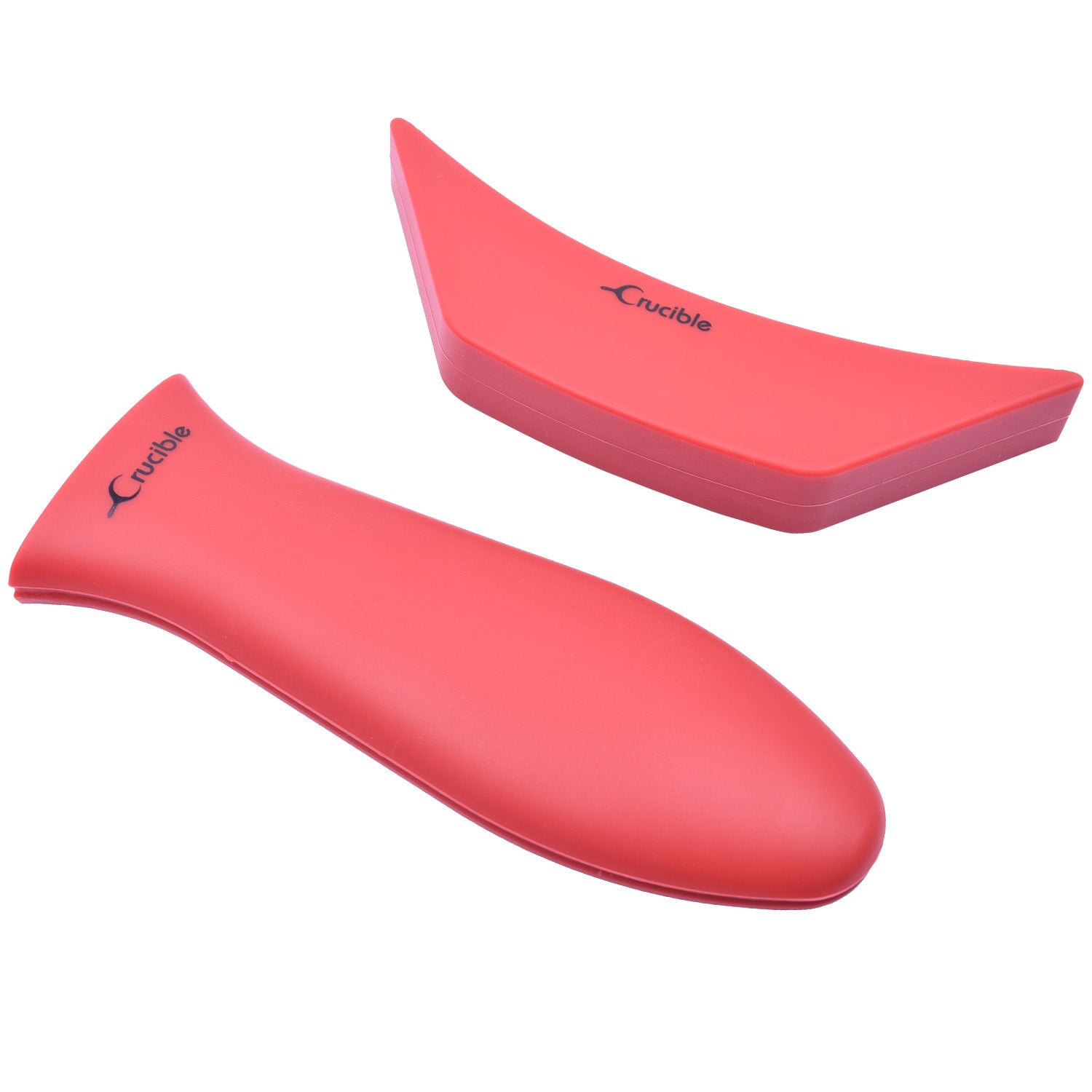 Silicone Potholders (4-Pack Combo Red) - Handle Cover for Cast Iron Skillets